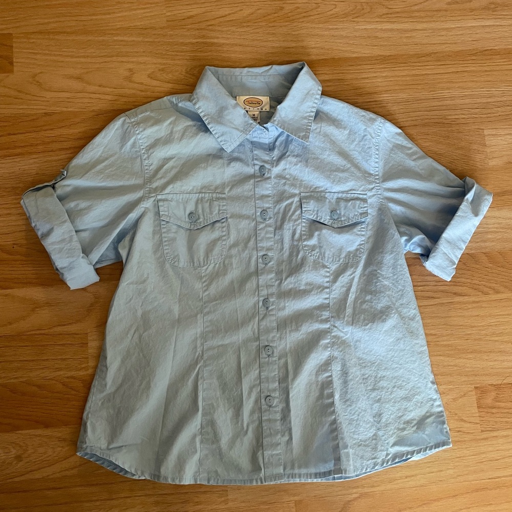 Talbots Sky Blue Collared Shirt